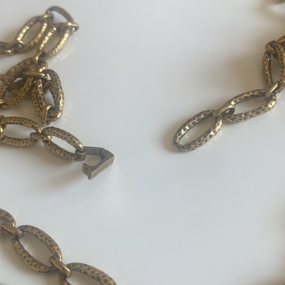 Kendra Scott Chain Link Necklace NWT. Vintage Gold - Picture 5 of 6